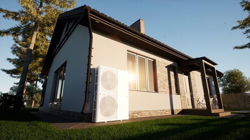 Heat,Pump,Of,Air-water,Technology,For,The,Home.,Split-type,Inverter